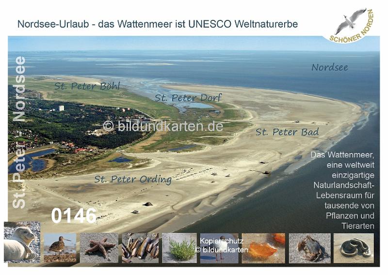 0146 Sankt Peter Luftbild Strand & Watt  Lb5441.jpg